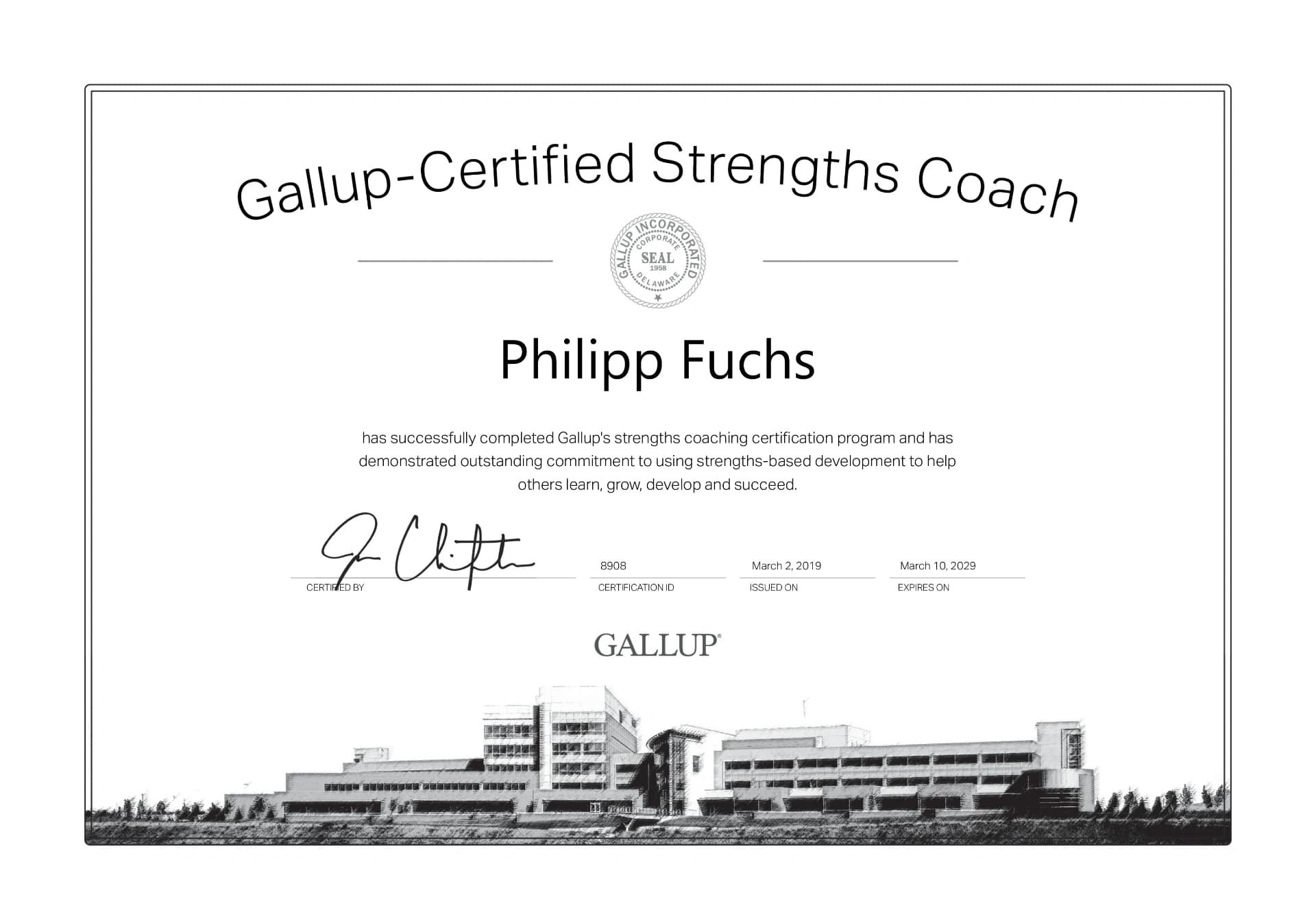 Gallup Certified Strengths Coach – Philipp Fuchs